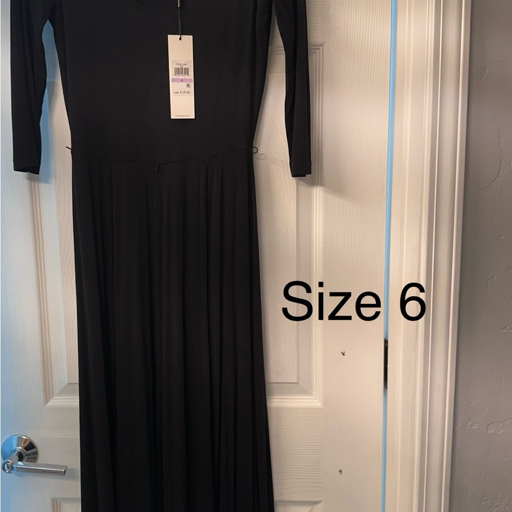 Elegant Black Long Sleeve Dress